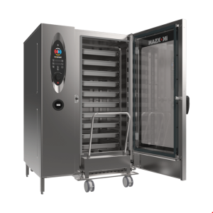 İNOKSAN INO-FBE 40 İnosmart Elektrikli Kombi Fırın (52 kW) - 40 Tepsi GN 1/1, Mobil Arabalı, Otomatik Yıkama