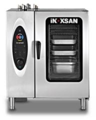 فرن إينوكسان كومبي ، غاز - 10 GN 1/1 صينية - INO-FBG010