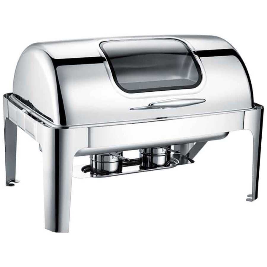 Chafing Dish Roll Top Camlı Reşo 9 L (Cdr-9C)