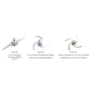 Bosfor UZK-03M Set Üstü Sebze Parçalama ve Humus Makinesi, 220V