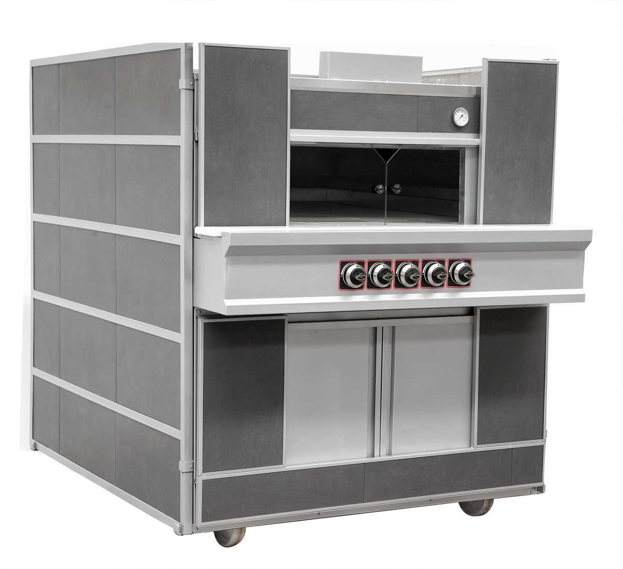 Empero Gazlı Pide Lahmacun Fırını Emniyet Ventilli, İç Ölçü 120*140 PLF.D4