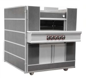 Empero Gazlı Pide Lahmacun Fırını Emniyet Ventilli, İç Ölçü 120*140 PLF.D4