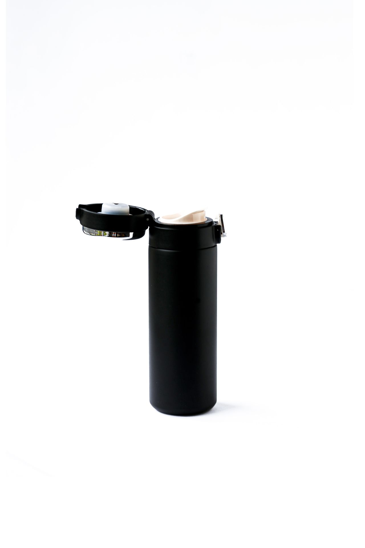 Black Goat Dereceli Kahve Mug Termos - 500 ML - Siyah