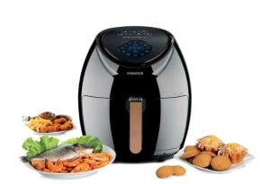 Kenwood Air Fry XXL, HFP50.000BK Sıcak Hava Fritözü, Siyah, 5.5 Lt