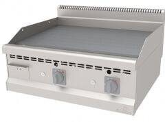 Atalay Izgara Setüstü Yarı Oluklu Yarı Düz Krom 800X700X300 Mm. Gazlı ., Agı-870 Nd Cr 700 Seri Pişiriciler   Atalay Agı-870 Nd Cr