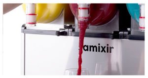 Samixir SLUSH36.BA Slush Triple Allure Iced Drink Dispenser - 12+12+12 Lt - Black