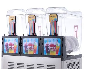 Samixir SLUSH36.IA Slush Triple Allure Buzlu İçecek Dispanseri - 12+12+12 Lt - inox