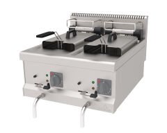 Atalay Fritöz Setüstü Çift Sepet 600X700X300 Mm. Elk., Aef-670 700 Seri Pişiriciler   Atalay Aef-670