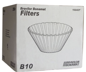 Bravilor Bonomat B10 Filtre Kahve Kağıdı, 152/437mm, 250 Adet
