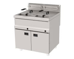 Atalay Fritöz Dolaplı Çift Sepet 800X700X850 Mm. Gazlı., Agf-870 700 Seri Pişiriciler   Atalay Agf-870