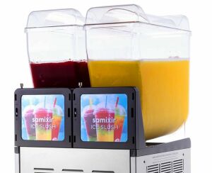 Samixir SLUSH24.I Slush Twin Buzlu İçecek Dispanseri - 12+12 Lt- Inox