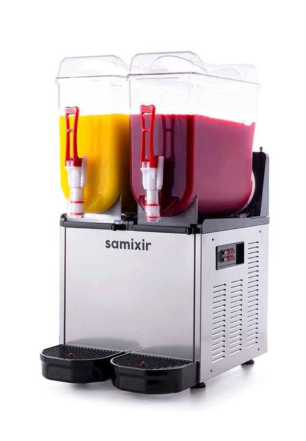 Samixir SLUSH24.I Slush Twin Buzlu İçecek Dispanseri - 12+12 Lt- Inox