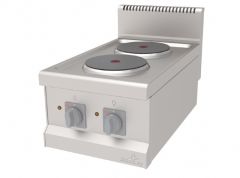 ATALAY JANUARY STOVE 2 PLATE 400x700x300 mm. ELK., AEO-470 700 Series Cookers ATALAY AEO-470