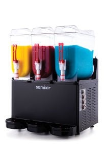Samixir SLUSH36.B Slush Triple Buzlu İçecek Dispanseri - 12+12+12 Lt- Siyah