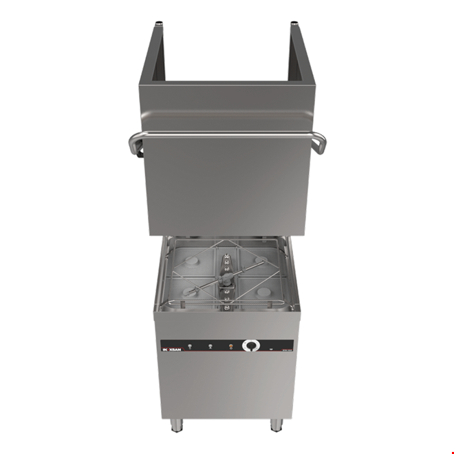 İNOKSAN INO-BYM102ST Giyotin Tip Bulaşık Makinesi - Tahliye Pompalı, Termo-Stop, 1080 Tabak/Saat