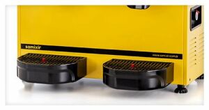 Samixir Panoramik Twin MM20.AB Karıştırıcılı İçecek Dispanseri -10+10 Lt - Siyah