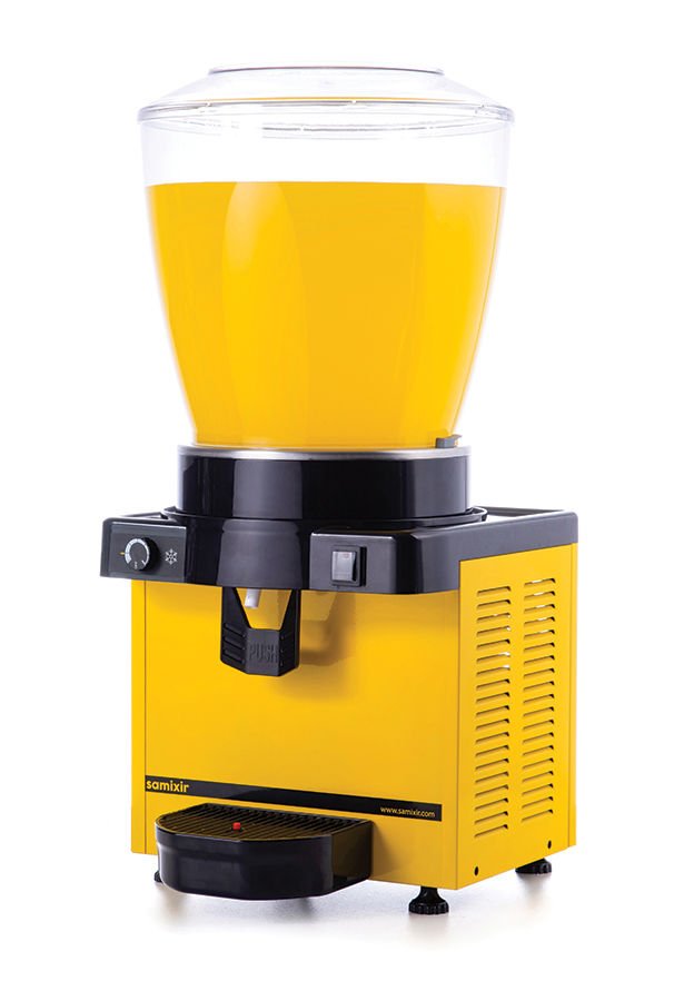 Samixir M22.AY Panoramik Soğuk İçecek Dispenseri, Analog, 22 Lt - Sarı