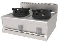 Atalay Wok Ocak Setüstü Çift Bekli 800X700X300 Mm. Gazlı., Awo-870 700 Seri Pişiriciler   Atalay Awo-870