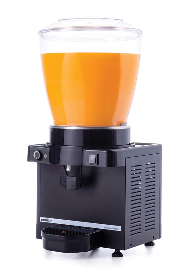 Samixir M22.AB Panoramik Soğuk İçecek Dispenseri, Analog, 22 Lt - Siyah