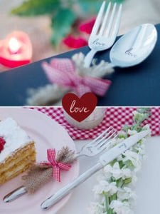 Narin Asellus Love – Sade 30 Parça Çatal-Kaşık-Bıçak Seti