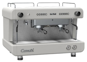 Conti Monaco - CC202 DTC Tam Otomatik Espresso Kahve Makinesi, İki Gruplu, Tall Cup, Beyaz