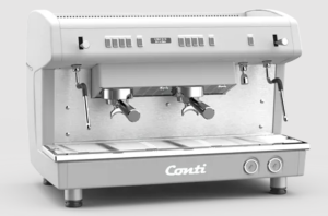 Conti Monaco X-One TCI TC EVO 2G Tam Otomatik Espresso Kahve Makinesi, Tall Cup, 2 Gruplu, Beyaz