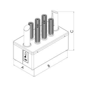 Empero Bardak Kurutucu, 600-720 Bardak Kapasiteli - EMP.BPR.001