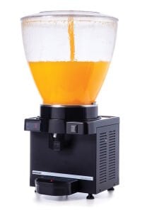 Samixir S40.DB Panoramik Fiskiyeli İçecek Dispenseri - 40 L - Dijital Termometreli - Siyah