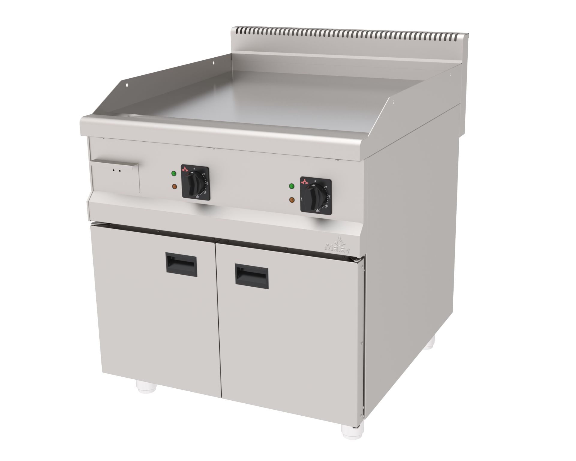 Atalay Izgara Dolaplı Düz Krom 800X900X850 Mm. Elk., Aeı-890 Cr 900 Seri Pişiriciler   Atalay Aeı-890 Cr