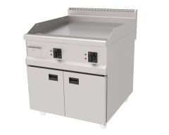 Atalay Izgara Dolaplı Düz Krom 800X900X850 Mm. Elk., Aeı-890 Cr 900 Seri Pişiriciler   Atalay Aeı-890 Cr