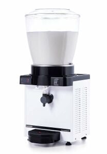 Samixir KAM40.DW Panoramik Köpüklü Ayran Makinesi- Dijital Termostatlı - 40 Lt - Beyaz