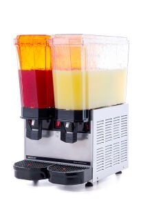 Samixir 40.SSI Classic Twin Sherbet + Sherbet Cold Drink Dispenser - Inox