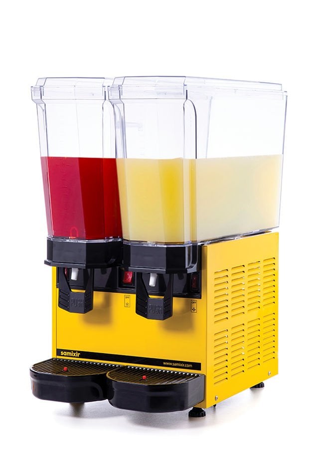 Samixir 40.MMY Klasik Twin Ayran+Ayran Soğuk İçecek Dispanseri - Sarı