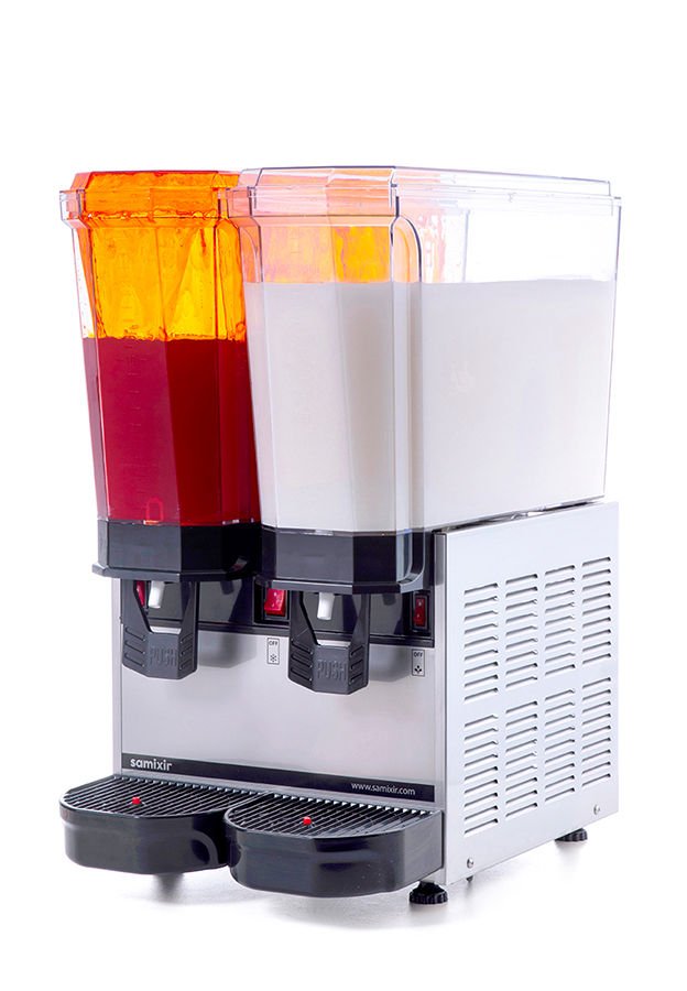 Samixir 40.SMI Klasik Twin Ayran+Şerbet Soğuk İçecek Dispanseri - Inox
