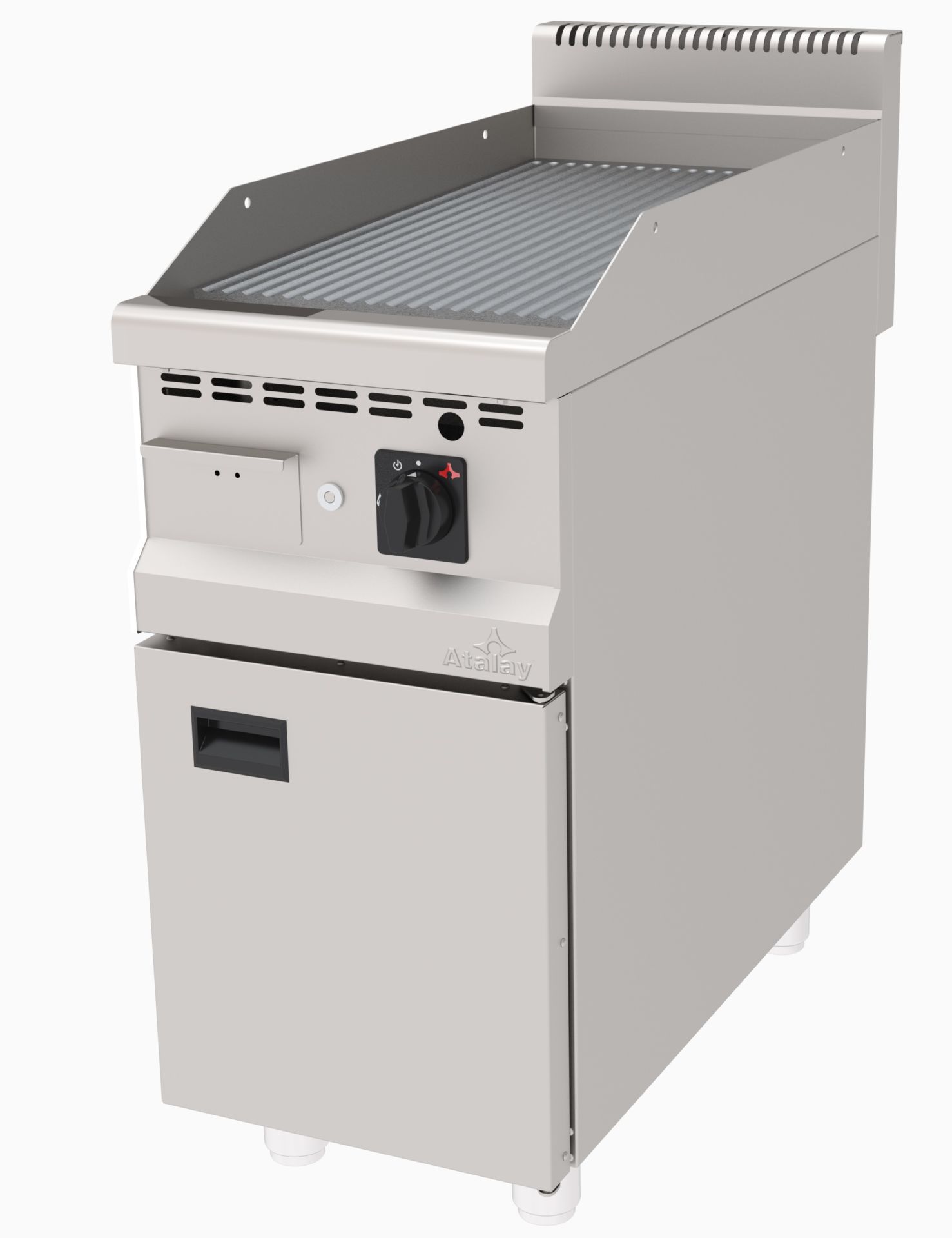 Atalay Izgara Dolaplı Oluklu 400X900X850 Mm. Gazlı., AGI-490 N, 900 Seri Pişiriciler