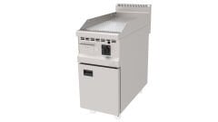 Atalay Izgara Dolaplı Oluklu Krom 400X900X850 Mm. Gazlı., AGI-490 N CR, 900 Seri Pişiriciler