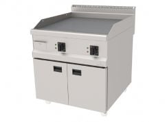 ATALAY GRILL WITH CABINET CORRUGATED CHROME 800x900x850 mm. GAS., AGI-890 N CR 900 Series Cookers ATALAY AGI-890 N CR