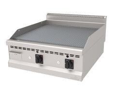 ATALAY GRILL STOVE CORRUGATED CHROME 800x900x300 mm. GAS., AGI-890 NS CR 900 Series Cookers ATALAY AGI-890 NS CR