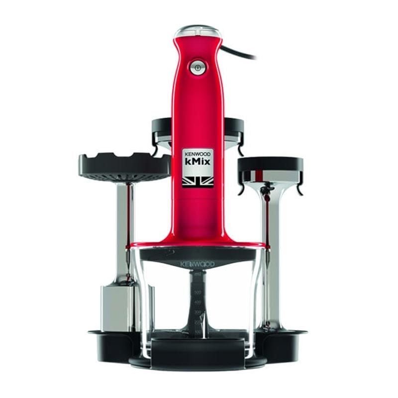 Kenwood HDX754RD kMix Hand Blender Set, 800 W, Red