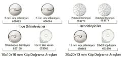 Dito Sama TRS, TRK ve TR210 Sebze Doğrama Makinesi Disk Seti, 8 Adet