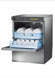 Ndustrio WZ-50D غسالة صحون تحت الطاولة بمضخة تصريف ، 500 طبق / ساعة