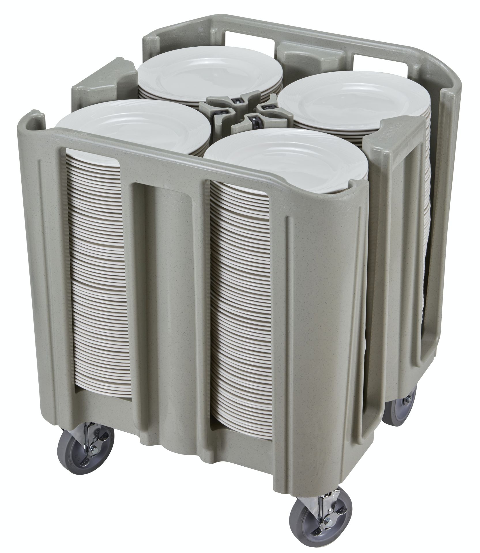 Cambro ADCSC Tabak Taşıma Arabası Ayarlanabilir Kompakt 4 Kule, 22.9-30.5 CM Tabaklara Uygun