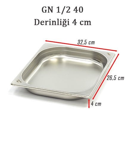 Gastronom Küvet GN 1/2x40 mm