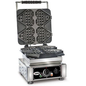 Gmg WE 04 Tiamo Kalp Waffle Makinesi Tekli Değiştirilebilir Plakalı