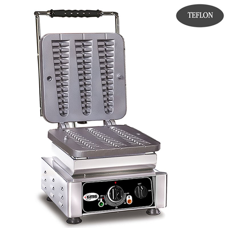 Gmg WE 03 Waffelino Waffle Makinesi Tekli Değiştirilebilir Plakalı Teflon Kaplamalı