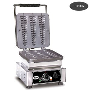 Gmg WE 03 Waffelino Waffle Makinesi Tekli Değiştirilebilir Plakalı Teflon Kaplamalı