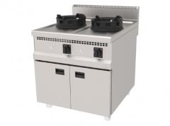 Atalay Wok Ocak Dolaplı Çift Bekli 800X900X850 Mm. Gazlı., AWO-890, 900 Seri Pişiriciler