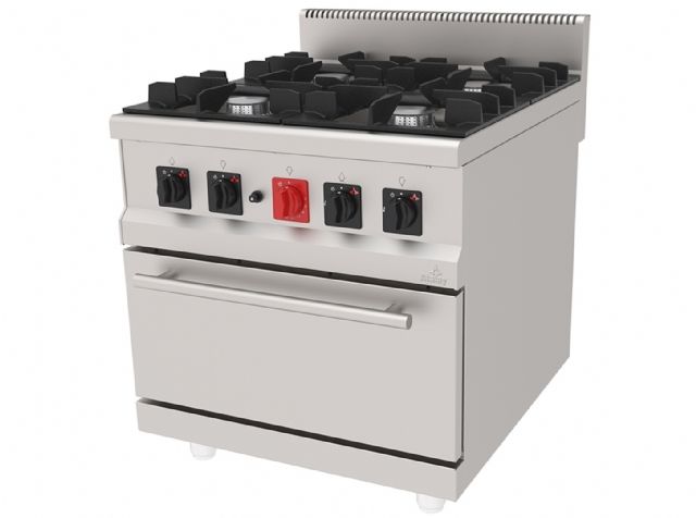 Atalay Kuzine 4 Plate 800X900X850 Mm. Elk., AEK-890 900 Seri Pişiriciler