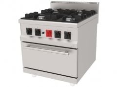 Atalay Kuzine 4 Plate 800X900X850 Mm. Elk., AEK-890 900 Seri Pişiriciler