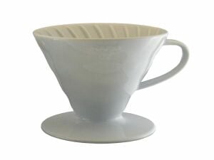 Dripper - Porcelain Coffee Brewer with V Chamber